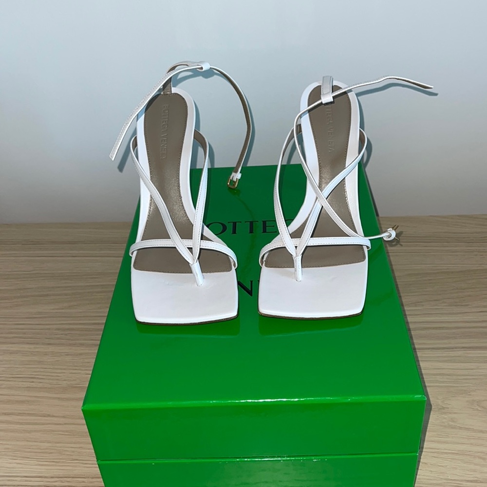 Bottega Veneta White Heels